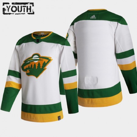 Kinder Eishockey Minnesota Wild Trikot Blank 2020-21 Reverse Retro Authentic